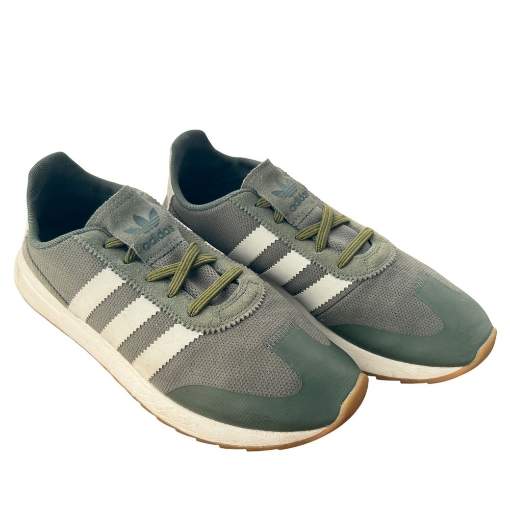 Adidas Originals Flashback Olive Green White Gum Sole Mens 9.5‎ BY9303